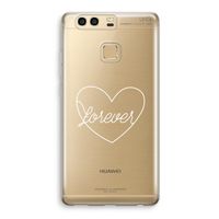 Forever heart pastel: Huawei P9 Transparant Hoesje