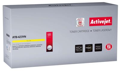 Activejet tonercartridge ATB-423YN (vervanging Brother TN-423Y; Supreme; 4000 pagina's; geel)