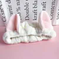 Schattige elastische kat oren hoofdbanden vrouwen meisjes make-up gezicht wassen hoofdband kapsel gezichtsmasker Headwrap Hairband haar accessoire (be Schattige elastische kat oren hoofdbanden vrouwen meisjes make-up gezicht wassen hoofdband kapsel gezichtsmasker Headwrap Hairband haar accessoire (be
