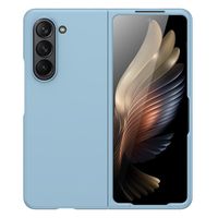 Lunso - Samsung Galaxy Z Fold5 - Backcover hoes - Lichtblauw