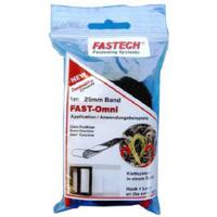 FASTECH® 671-330-Bag Klittenband Om op te naaien Haak- en lusdeel (l x b) 1000 mm x 25 mm Zwart 1 m - thumbnail