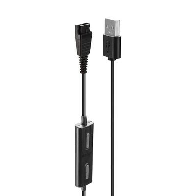 Lindy USB Type A to Quick Disconnect Adapter voor Plantronics