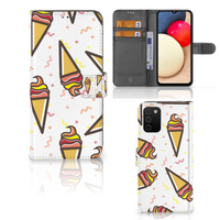 Samsung Galaxy A03s Book Cover Icecream