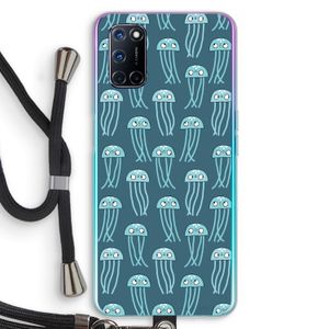 Kwallie: Oppo A92 Transparant Hoesje met koord