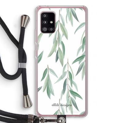 Branch up your life: Samsung Galaxy A51 5G Transparant Hoesje met koord