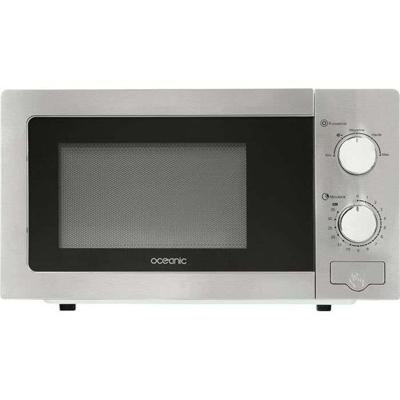 OCEANIC Microwaves MO20S zilver - 20L - 700 W - vrijstaand