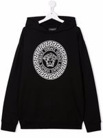 Versace Kids hoodie à motif Medusa - Noir