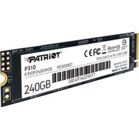 Patriot P310 240 GB ssd P310P240GM28, PCIe 3.0 x4, NVMe 1.3, M.2 2280