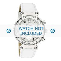 Horlogeband Dolce & Gabbana DW0305 Leder Wit 22mm
