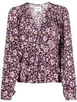 MARANT ÉTOILE blouse Eddy à fleurs imprimées - Violet