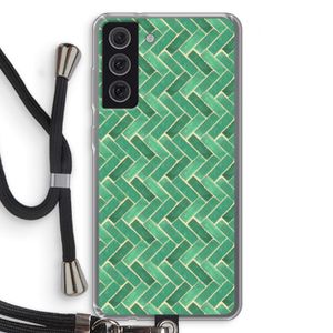 Moroccan tiles 2: Samsung Galaxy S21 FE Transparant Hoesje met koord