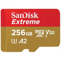 SanDisk Extreme 256GB MicroSDXC 190mb/s UHS-I V30