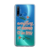 Optimistic flower girl: Huawei P20 Lite (2019) Transparant Hoesje