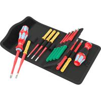Wera kraftform kompakt vde rvs 17 extra slim 1 tool finder, 17-delig schroevendraaier (rood/blauw)