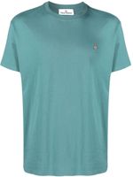 Vivienne Westwood t-shirt en coton à logo Orb brodé - Vert