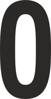 Metafranc Plakletter 100Mm Zwart O - WU0510280