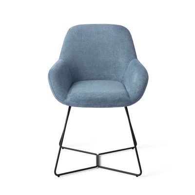 Jesper Home Kushi eetkamerstoel Ocean Eyes beehive black