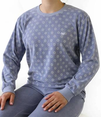 Tenderness dames pyjama Velours - Lila Circle