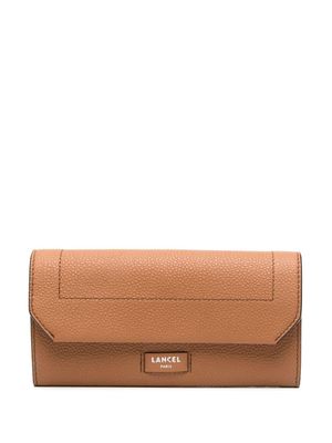 Lancel porte-monnaie en cuir grainé - Tons neutres