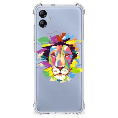 Samsung Galaxy A04e Stevig | Bumper Hoesje | Lion Color Samsung Galaxy A04e Stevig | Bumper Hoesje | Lion Color