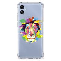 Samsung Galaxy A04e Stevig | Bumper Hoesje | Lion Color