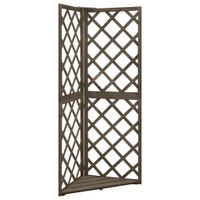 VidaXL Latwerk hoekmodel 50x50x145 cm massief vurenhout
