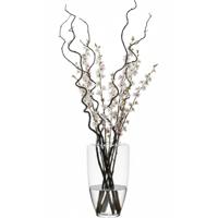 Hakbijl glass Bloemenvaas de luxe - transparant - glas - H60 x D35 cm - Bloemen / boeketten / sierta