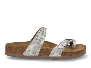 Birkenstock Mayari narrow 1026967 washed silver Zilver 