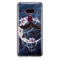 Vleermuizen Maan: HTC U12+ Transparant Hoesje