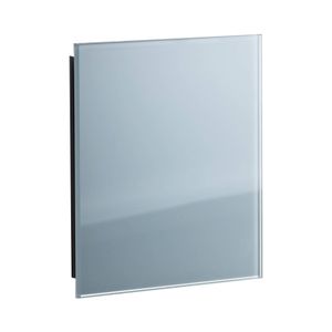 Sunshower Ventilatierooster Vierkant 13x13 cm Wit Glas (2 stuks)