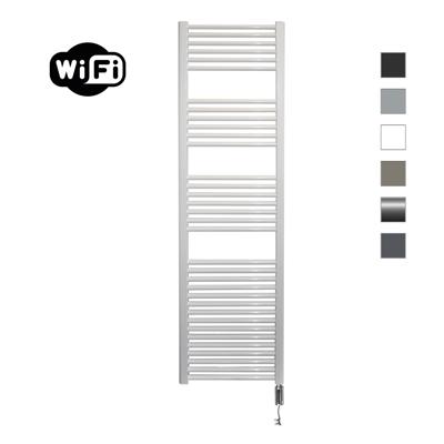 Elektrische Radiator Sanicare HWV Met Wifi 172x45 cm Wit 920W Met Thermostaat Chroom Rechtsonder Sanicare