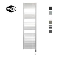 Elektrische Radiator Sanicare HWV Met Wifi 172x45 cm Wit 920W Met Thermostaat Chroom Rechtsonder Sanicare