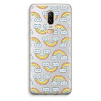 Regenboog: OnePlus 6 Transparant Hoesje