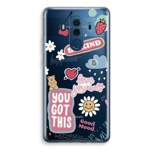 Positivity: Huawei Mate 10 Pro Transparant Hoesje