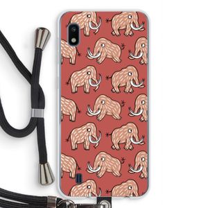 Mammoet: Samsung Galaxy A10 Transparant Hoesje met koord