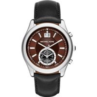 Horlogeband Michael Kors MK8415 Leder Zwart 22mm