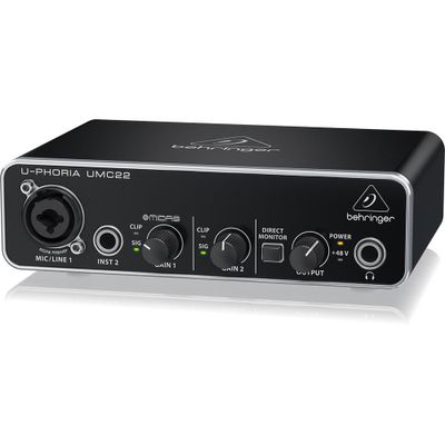 Behringer U-Phoria UMC22 USB Audio-interface