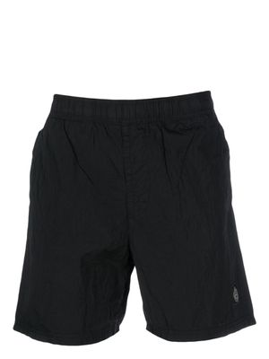 Stone Island short de bain à logo Compass - Noir