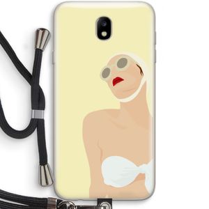 Summer: Samsung Galaxy J7 (2017) Transparant Hoesje met koord