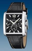 Horlogeband Festina F20636/4 Leder Zwart 28mm