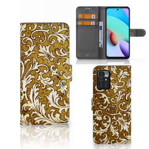 Wallet Case Xiaomi Redmi 10 Barok Goud