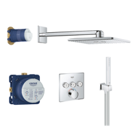 Grohe Smartcontrol Inbouw Mengkraan 2 Stralen Vierkant Chroom Grohe Smartcontrol Inbouw Mengkraan 2 Stralen Vierkant Chroom