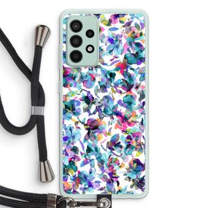 Hibiscus Flowers: Samsung Galaxy A52s 5G Transparant Hoesje met koord