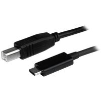 StarTech.com USB 2.0 USB-C-naar-USB-B-kabel 1 m