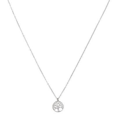 Go Dutch Label Ketting met Levensboom Zilver