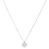 Go Dutch Label Ketting met Levensboom Zilver