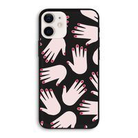 Hands pink: iPhone 12 Biologisch afbreekbaar hoesje