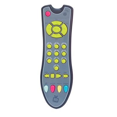 Baby speelgoed muziek mobiele telefoon TV afstandsbediening vroeg educatief speelgoed elektrische nummers Remote Learning machine (grijs)