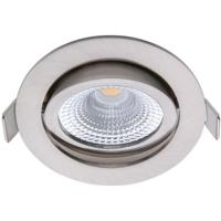 EcoDim LED Inbouwspot IP54 Dimbaar 5W 2700K Mat Nikkel