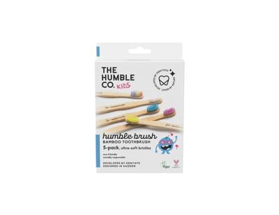 The Humble Co. Tandenborstels bamboe - kids - 5 stuks